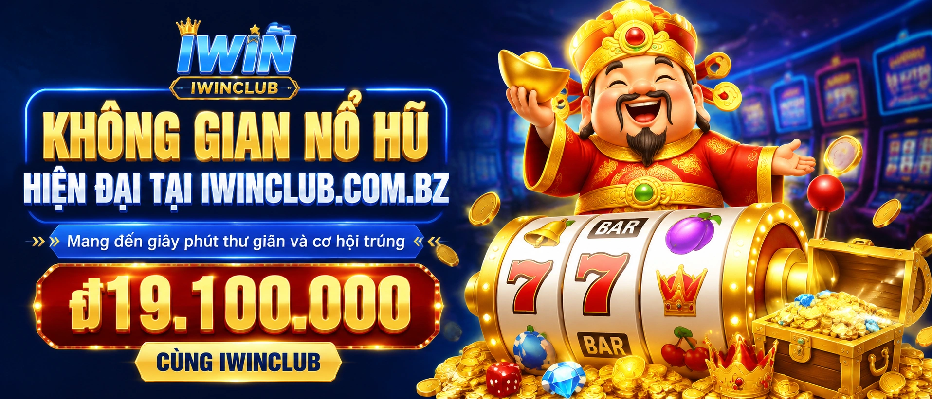 Khu Nổ Hũ iwinclub hiển thị danh mục game và giao diện chọn nhanh